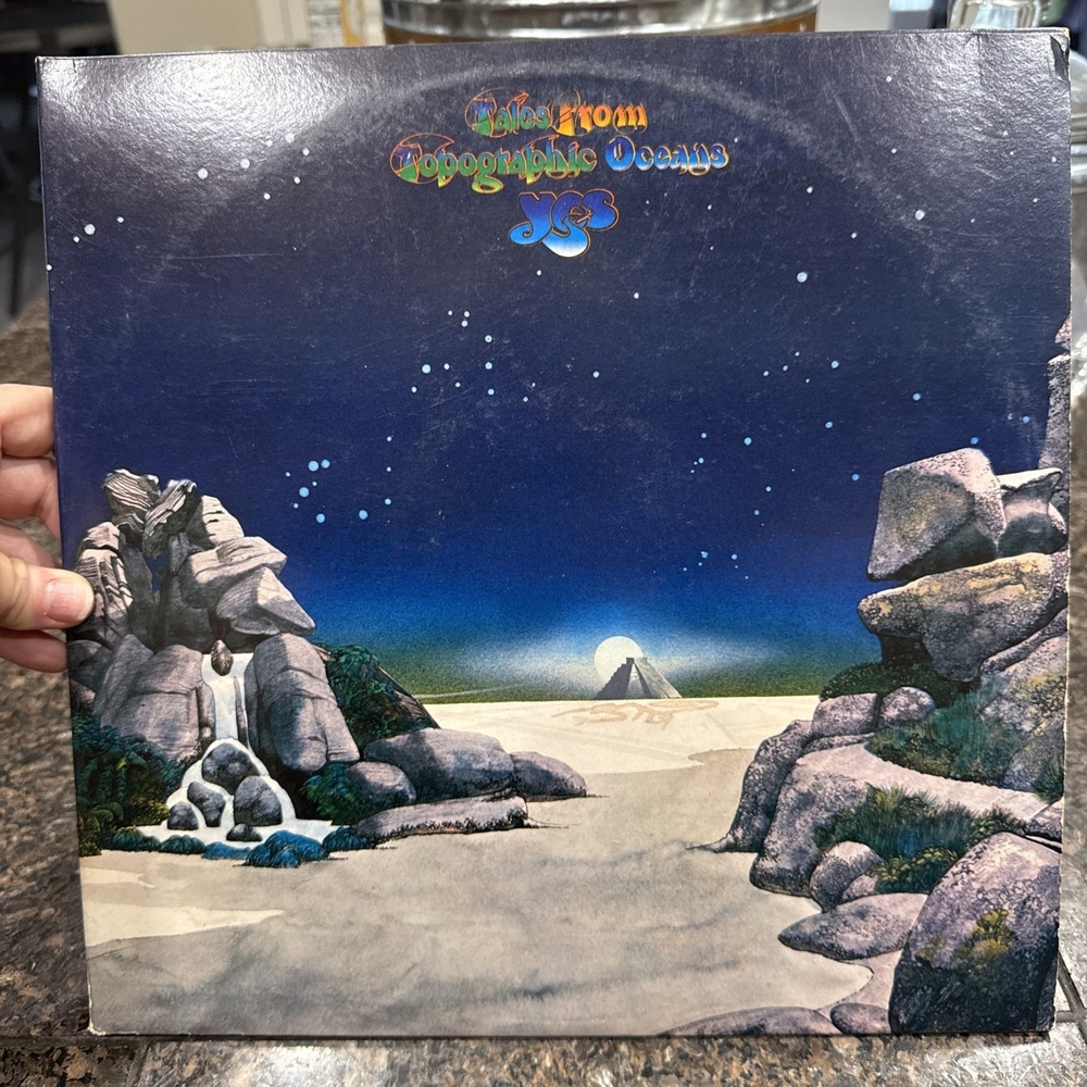 Yes – Tales From Topographic Oceans LP 1974 Atlantic –‎ SD 2-908 VG+/EX+